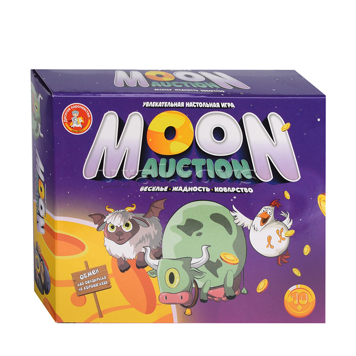 Игра настольная "Moon Auction" Игра настольная "Moon Auction"