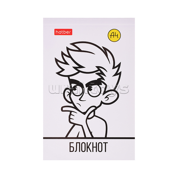Блокнот А7 48л клетка "Влад А4" в Дисплее  52 шт