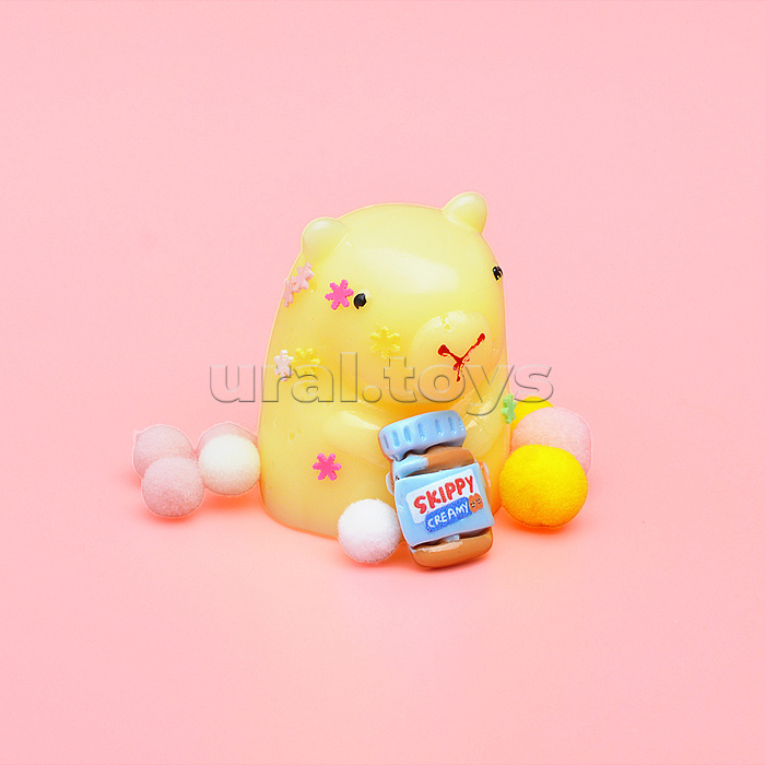 Игрушка -антистресс "Жёлтая капибара"