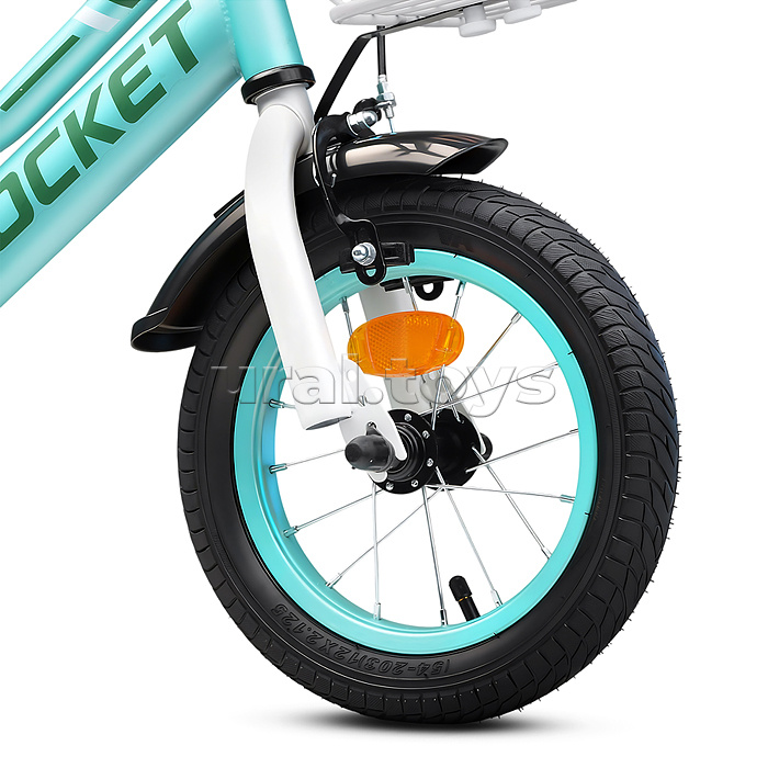Велосипед 12" Rocket Basic, цвет бирюзовый