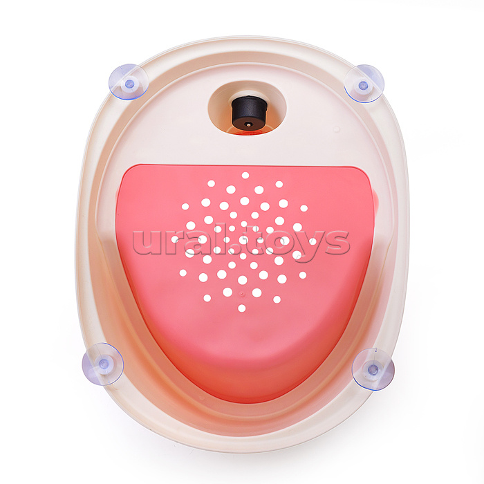 Детский стульчик - сиденье с термометром (розовый)