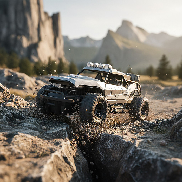 Машина "Terrain Conqueror" р/у, 27 MHz, в коробке