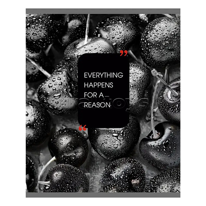 Тетрадь 48л. клетка "Natural Black" А5 скрепка