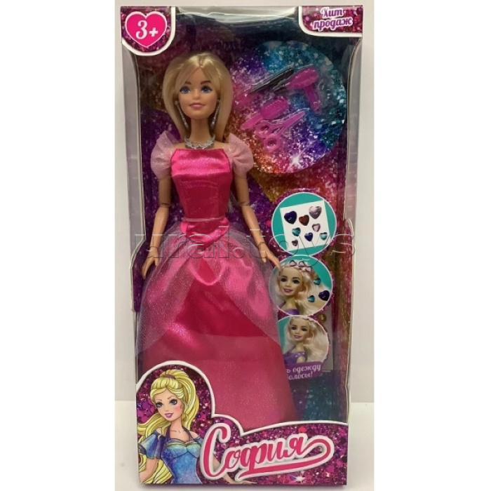 Кукла 29 см, руки и ноги сгибаются, с аксессуарами, в коробке