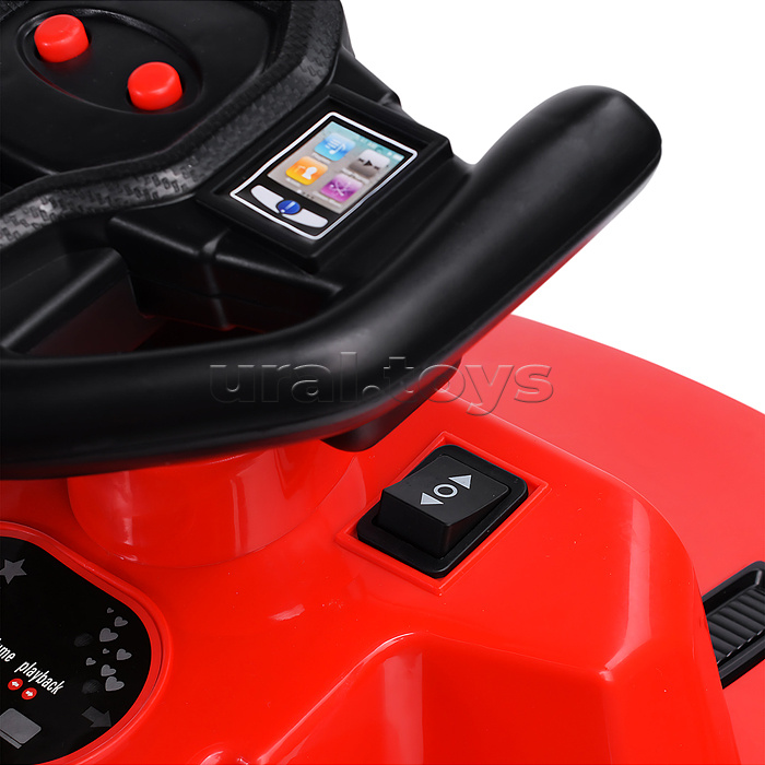 Электромобиль детский "Джип" (цвет красный)