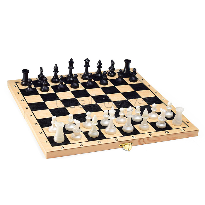 Игра 3в1 малая с походными пластмассовыми шахматами "Объедовские" (нарды, шахматы, шашки "Классика" (400*200*40))