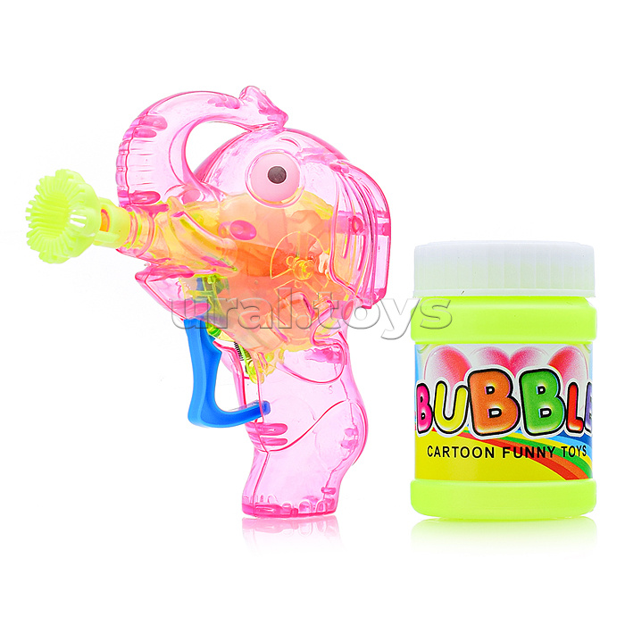 Пистолет для мыльных пузырей "Слоник" в пакете