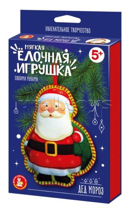 Набор для творчества. Мягкая игрушка из ткани "Дед Мороз" Набор для творчества. Мягкая игрушка из ткани "Дед Мороз"