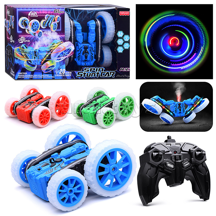 Машина "Spin stunt car" р/у, 27 MHz, в коробке