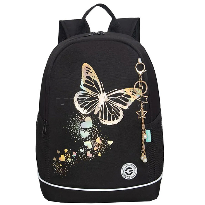 Рюкзак школьный с обвесом (/1 черный)