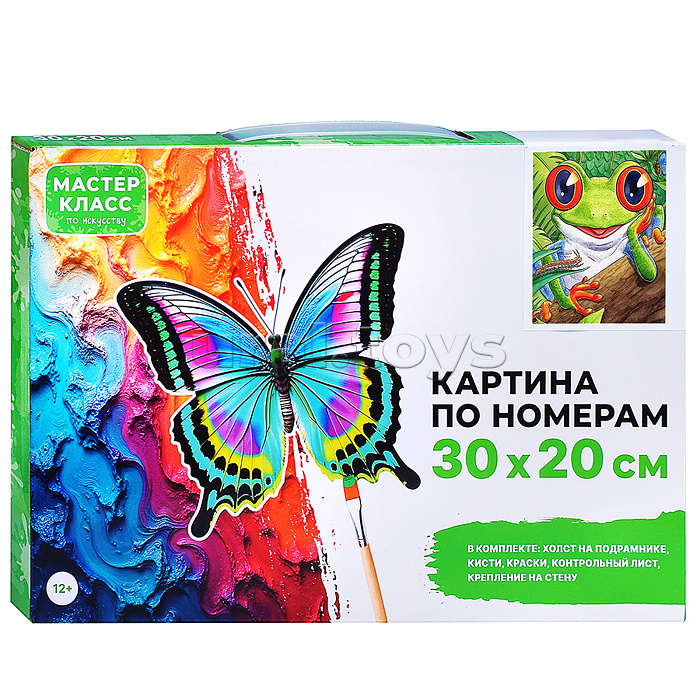 Набор для рисования "Картина по номерам 30х20 см. Квакушка"