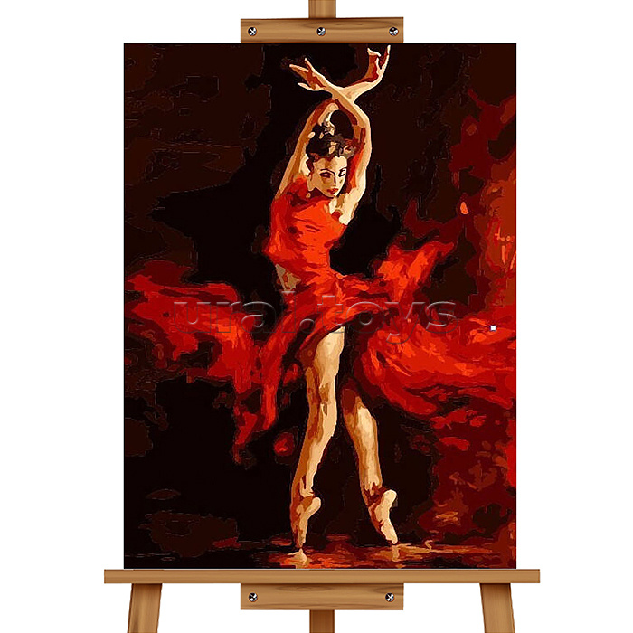 Набор для рисования "Картина по номерам 40*50 см. Кармен"