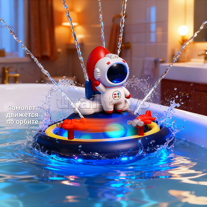 Игрушка для купания "Аква астронавт" в коробке