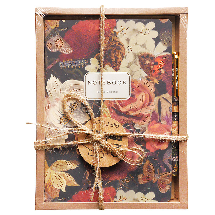 Набор подарочный "Flora. Lush Bouquet" (две тетради BV и ручка)