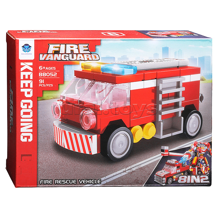 Конструктор "Хранитель безопасности" 8 в 1 (731 дет.) в коробке