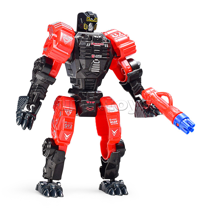 Робот трансформирующийся в леопарда и волка, в коробке