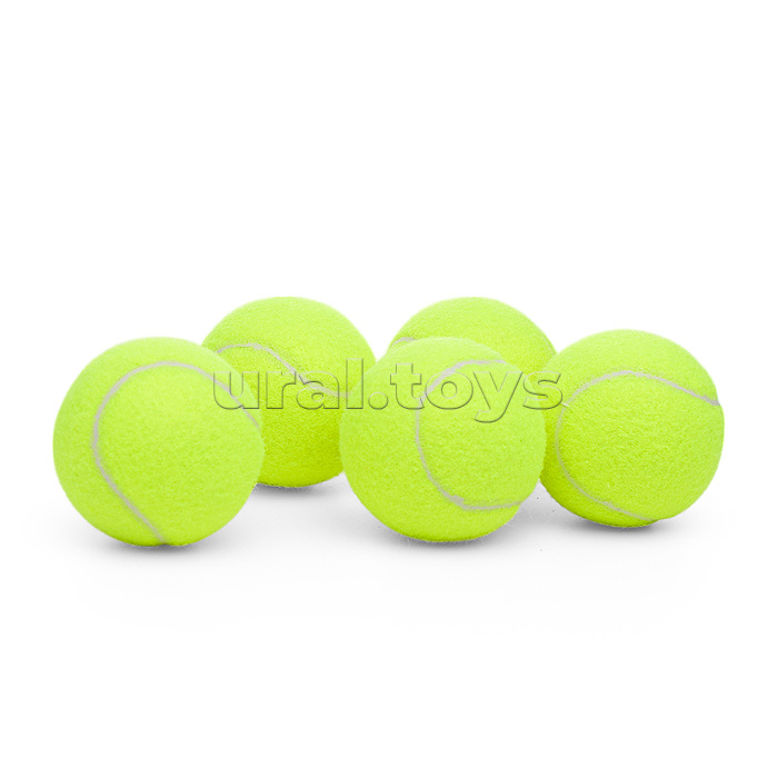 Набор мячей для большого тенниса (12 шт.) в пакете