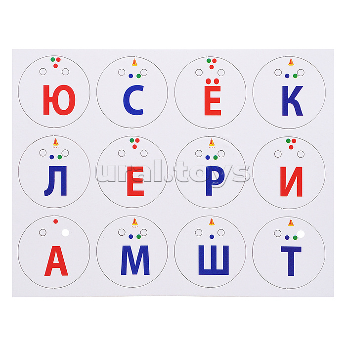 Настольная игра. Буквы. Серия: Игры на шнурочке