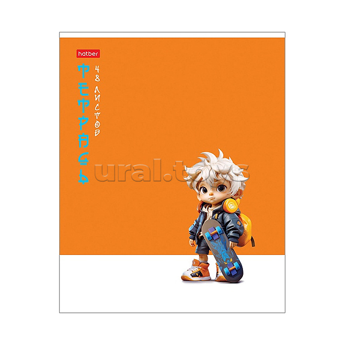 Тетрадь 48л. клетка "Kawaii" А5