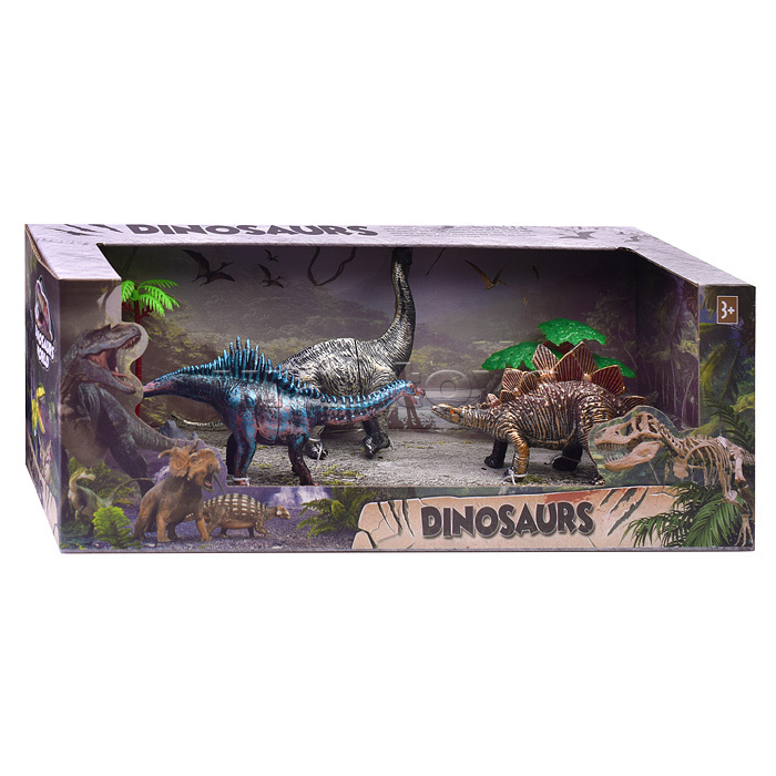 Набор динозавров "Эра динозавров" в коробке
