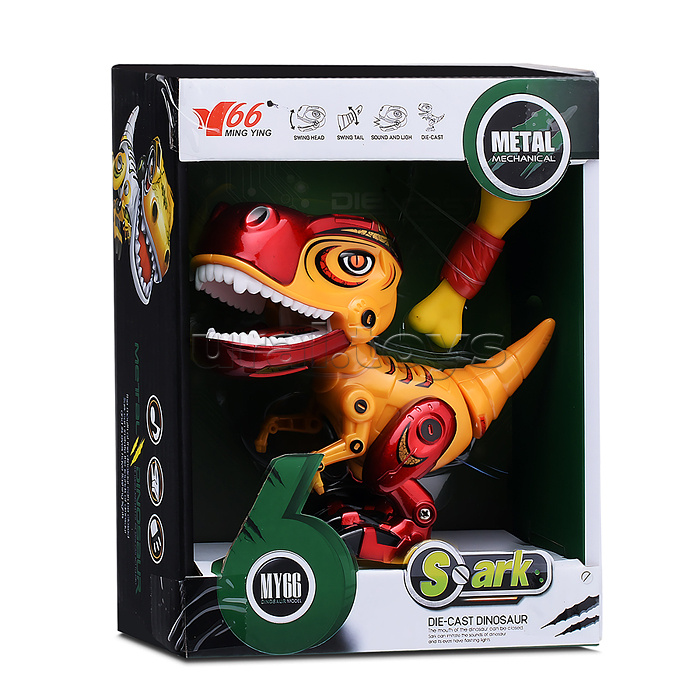 Динозавр на батарейках, в коробке