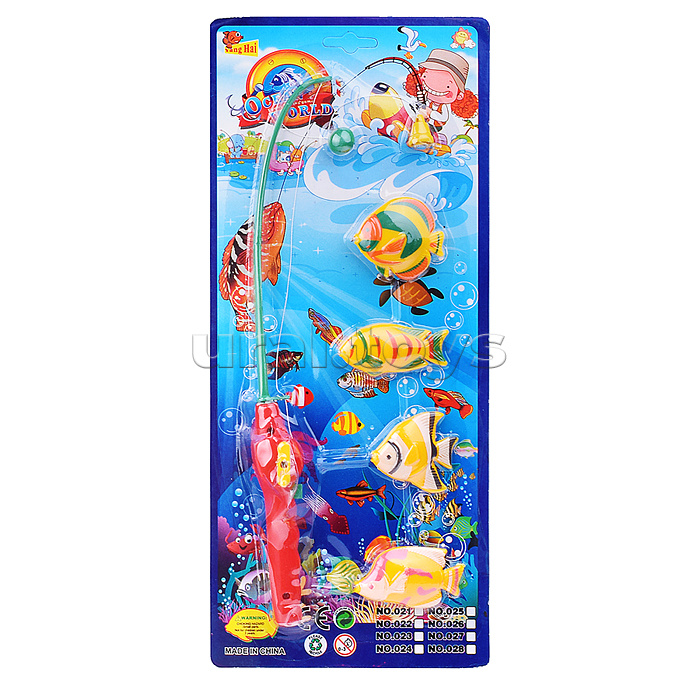 Рыбалка "Поймай рыбку" на листе