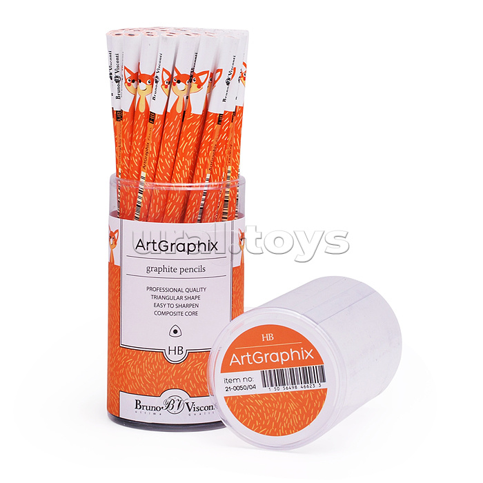 Карандаш чернографитовый "ArtGraphix. Fun. Лисенок" НВ (пластиковый корпус)
