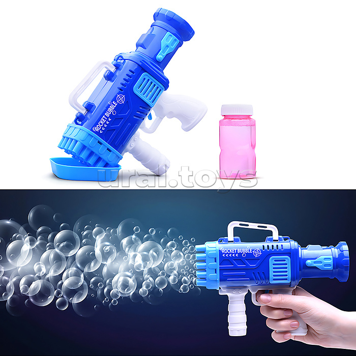 Бластер для мыльных пузырей (25 стволов) в коробке