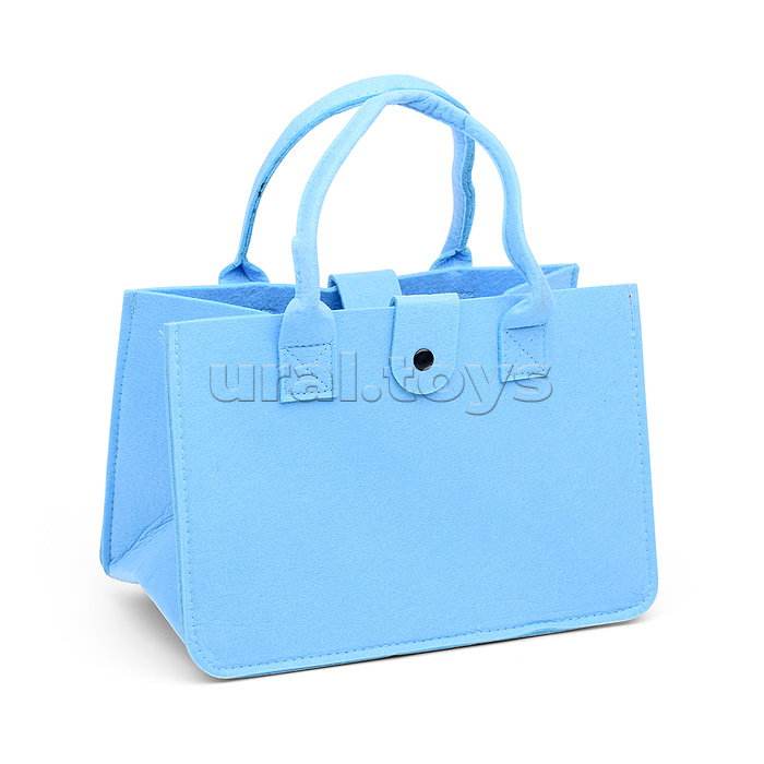 Сумка однотонная из фетра