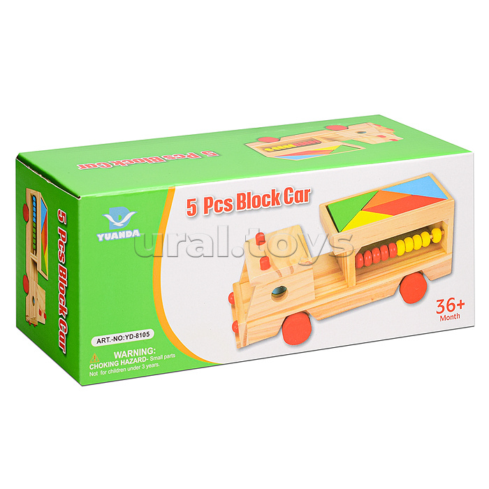 Машина с конструктором (5 дет.)