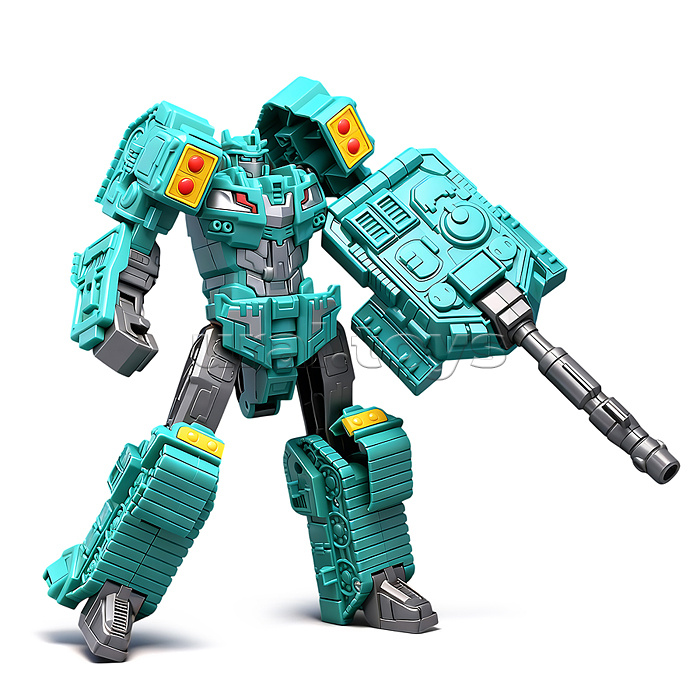 Робот трансформирующийся в пожарную службу, в коробке