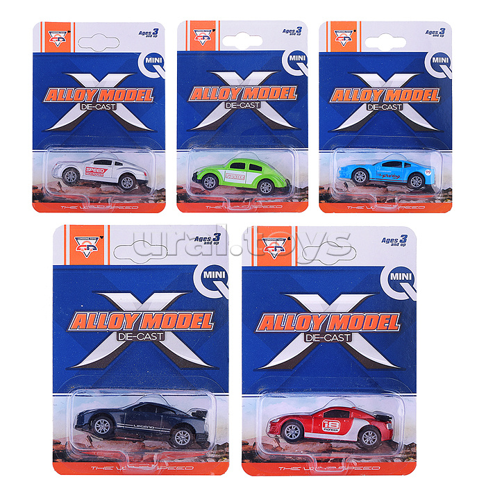 Машина "Кто круче" металл. на листе