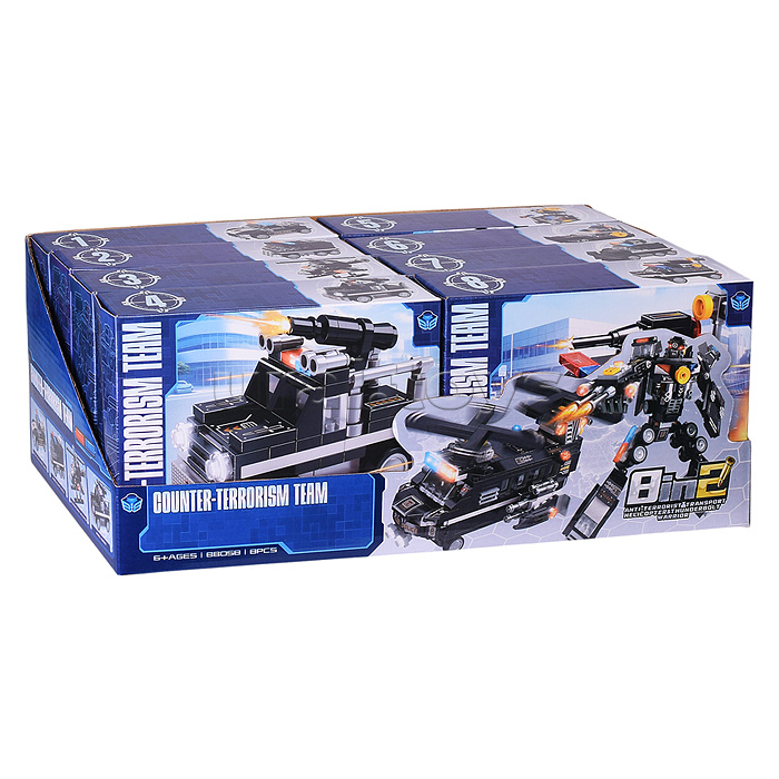 Конструктор "Антитеррористическая команда" в коробке