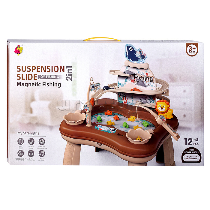 Набор рыбалка 7729B "Ловись рыбка" в коробке Набор рыбалка 7729B "Ловись рыбка" в коробке