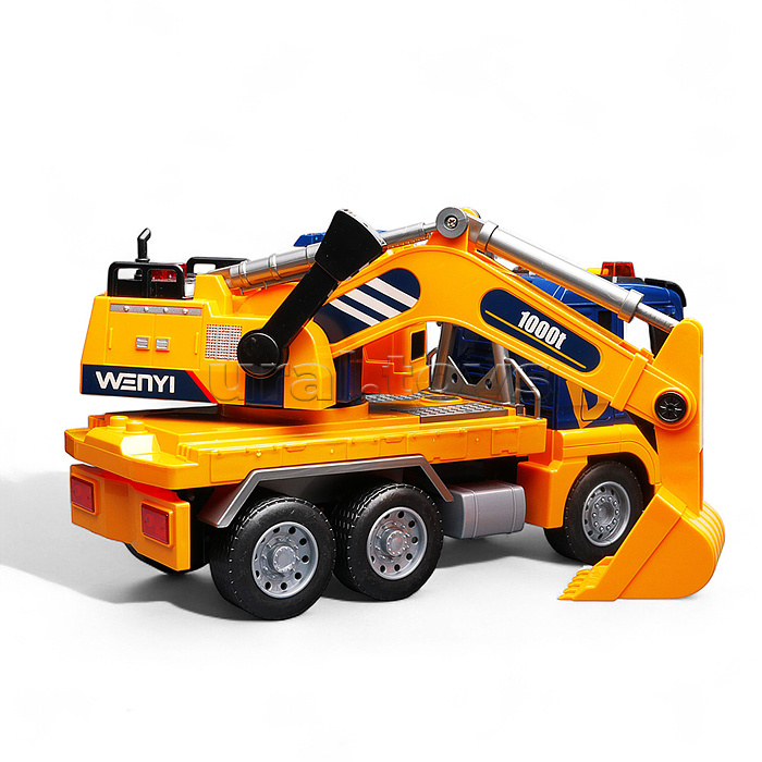 Машина "Экскаватор" 1:10 (свет, звук) в коробке