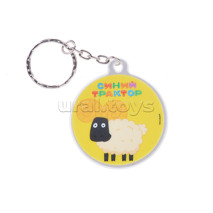 Набор (Светоотражатель и бирка) Синий Трактор