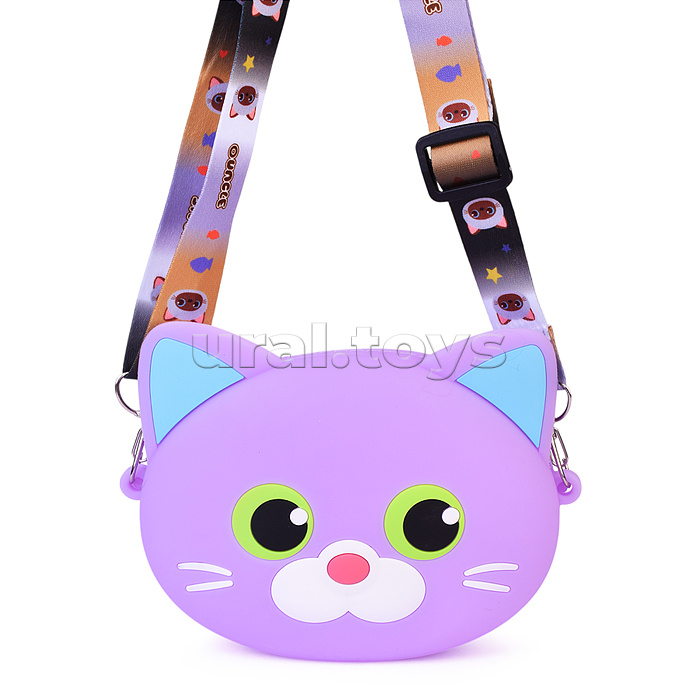 Сумочка детская "Киска" 12*10*3 см.