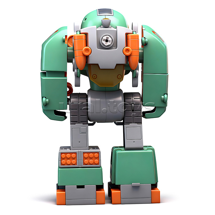 Конструктор "Робот" с отверткой, в коробке