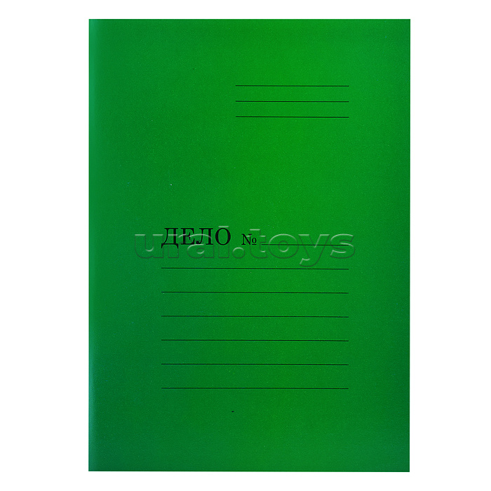 Скоросшиватель A4 картонный мелованный зеленый (280 г/м²)