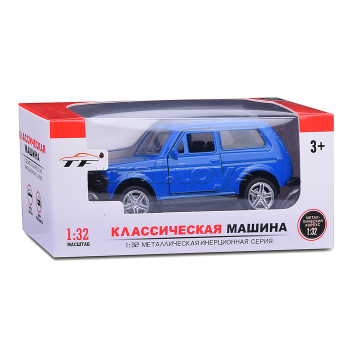 Машина "Классическая" 1:32 металл. (в ассортименте) в коробке Машина "Классическая" 1:32 металл. (в ассортименте) в коробке