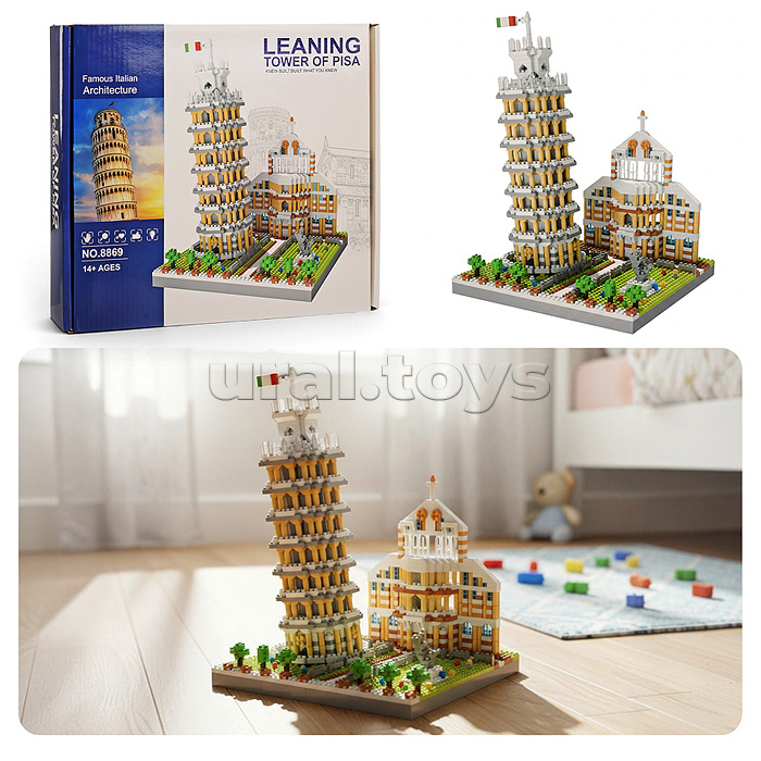 Конструктор "Пизанская башня" 3D, в коробке