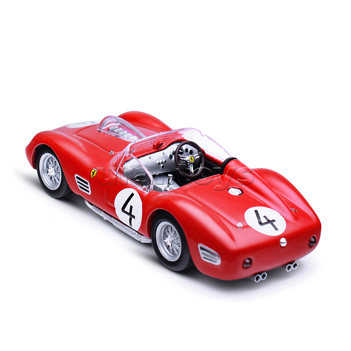 Гоночная машинка die-cast Ferrari - 250 Testa Rossa 1959, 1:43, красная Гоночная машинка die-cast Ferrari - 250 Testa Rossa 1959, 1:43, красная