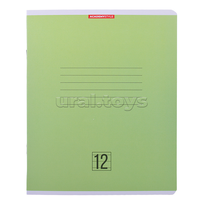 Тетр 12л  А5 линия  обл карт ВД лак Однотононный микс