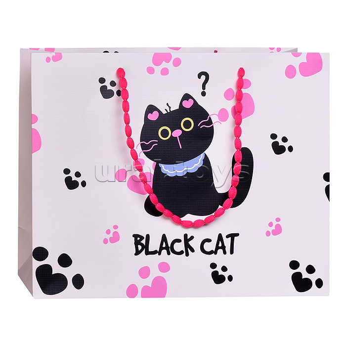 Пакет подарочный "Cat" 33*25*12см.