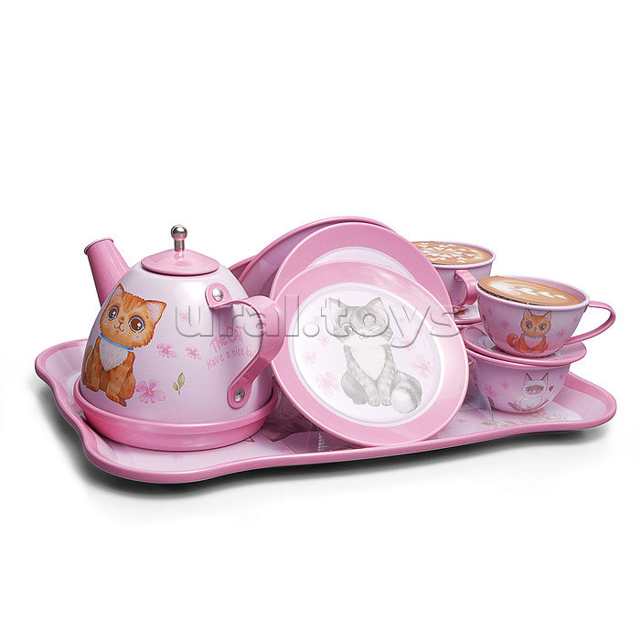 Набор посуды "Кошечка" в коробке