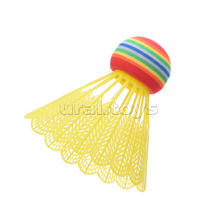 Набор воланчиков для бадминтона (10 шт.) цветной