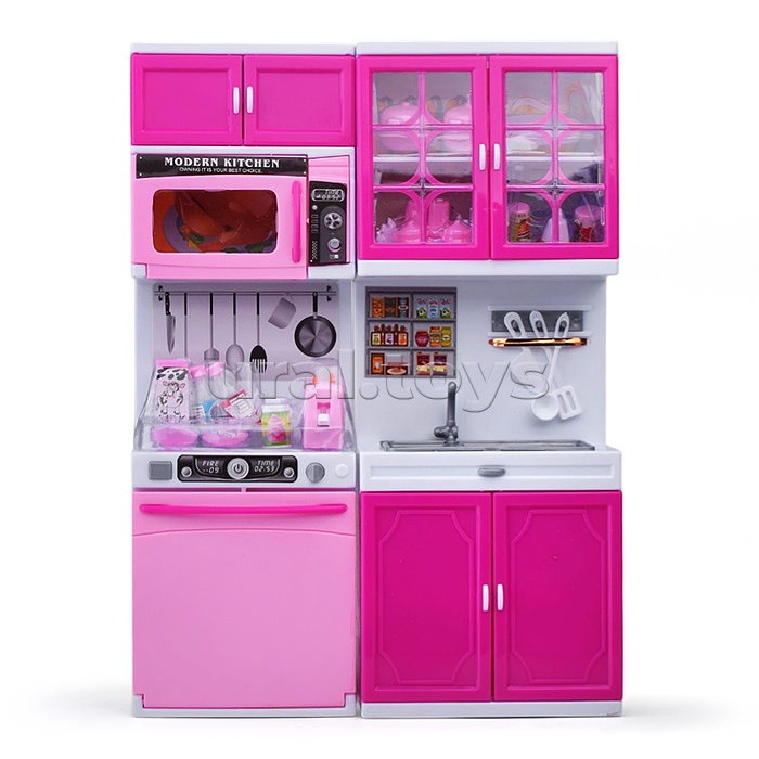 Мебель для кукол "Кухонный гарнитур" в коробке