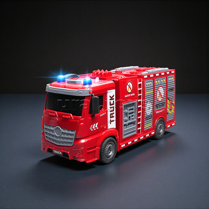 Машина "Пожарная" на батарейках, в коробке