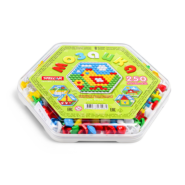 Мозаика шестигранник (d.13мм/250шт)