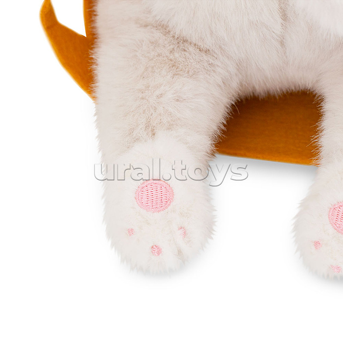 Кот Барсик в сумке белый 35